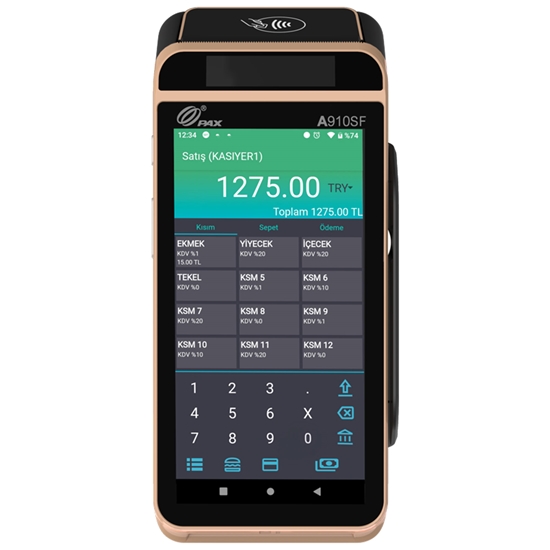 PAX A910SF Android YazarkasaPOS
